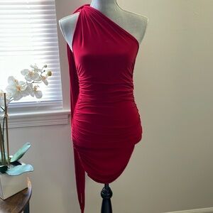 EUC: Multi wear - sexy red dress, -club-wear, exotic